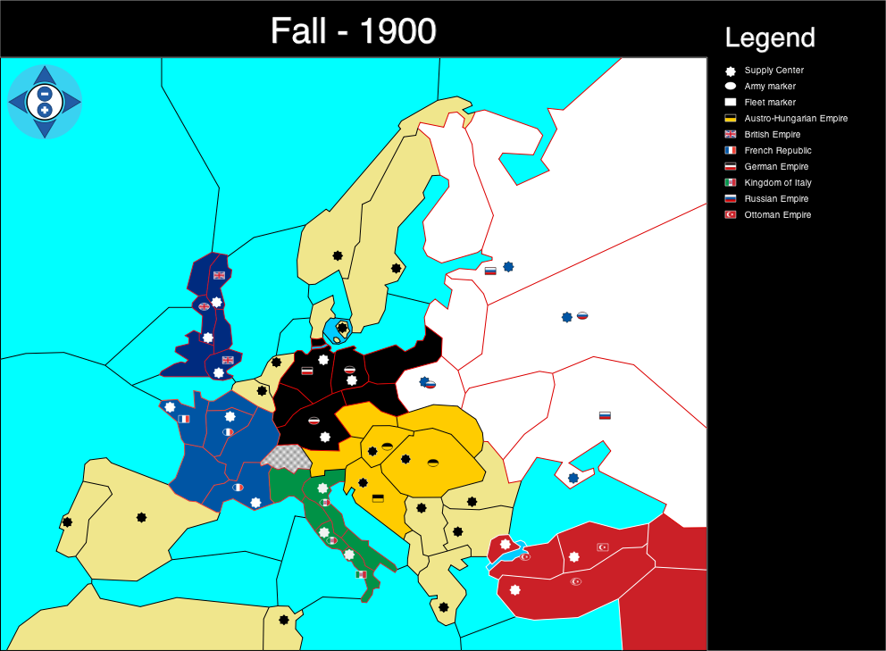 Diplomacy map